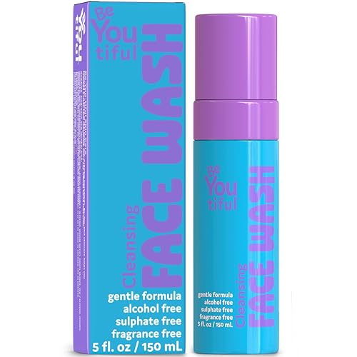 BeYOUtiful Cleansing Face Wash, Preppy Skin Care for Teens, Tweens, and Kids, Gentle and Safe Acne Face Wash, Kids Facial Cleanser for Girls and Boys