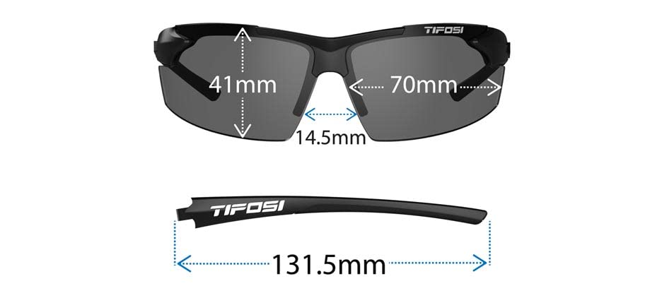 Tifosi Optics Track Sunglasses (Tortoise, Brown)