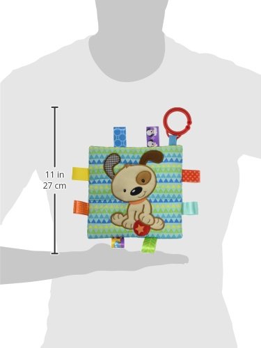 Taggies Crinkle Me Baby Toy, Brother Puppy , 6.5x6.5 Inch (Pack of 1)