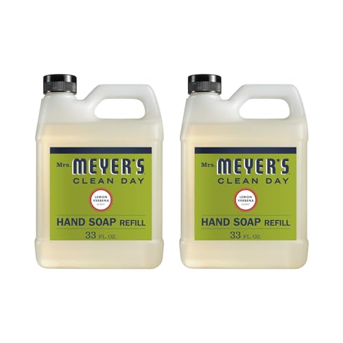 Mrs Meyers Liquid Hand Soap Refill, 33 Oz, Lemon Verbena Scent, Pack Of 2