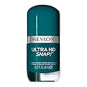 REVLON Ultra HD Snap Nail Color, Natural Rich Glossy Polish, 100% Vegan Formula, No Base or Top Coat Needed, 023 Daredevil, 0.27 fl oz