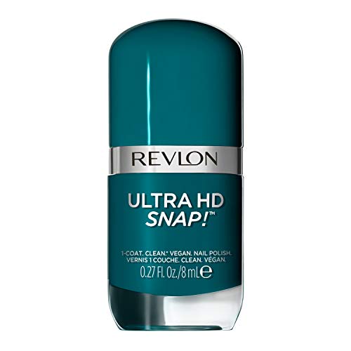 REVLON Ultra HD Snap Nail Color, Natural Rich Glossy Polish, 100% Vegan Formula, No Base or Top Coat Needed, 023 Daredevil, 0.27 fl oz