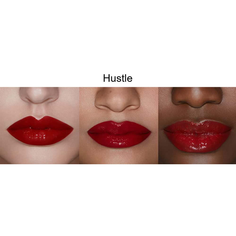 Rinna Beauty Icon Collection - Lip Gloss - Hustle - Tinted, Hydrating, Long-Lasting - High Pigment and Shine, Vegan, No Parabens, Clean Makeup,