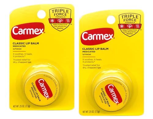 Carmex Classic Lip Balm Medicated, 0.25 oz (Pack of 2) Beauty and Personal Care Carmex