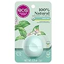 eos 100% Natural & Organic Lip Balm - Sweet Mint, All-Day Moisture, Dermatologist Recommended for Sensitive Skin Care, Lip Care Products, 0.25 oz