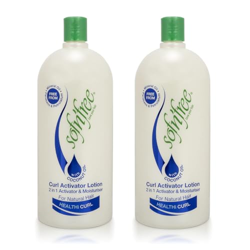 Sofn’Free Moisturizer & Curl Activator Lotion - Curl Defining Formula for Multicultural Curls, Soft Waves, Shine, Frizz Control for Natural Textures