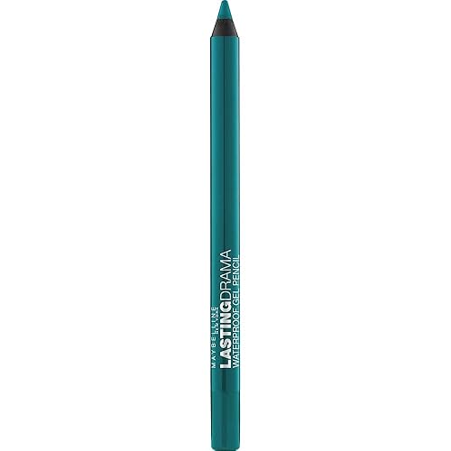 Maybelline New York Eyestudio Lasting Drama Waterproof Gel Pencil, Silken Turquoise, 0.038 Ounce,1.1g