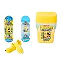 Hot Wheels Skate Banana Licious Flavor Container with 2 Fingerboards and 1 Pair of Removable Skate Shoes