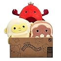 Squishmallows Original Mystery 3-Pack (8-Inch) - Official Jazwares Plush (Medium-Sized)