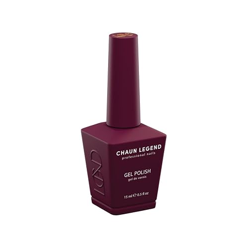 Chaun Legend UV Gel Nail Polish, 0.5 Ounce Long Lasting Salon Quality, Bubble Free Professional Manicures, Quick Dry High Shine, Kiss My Acai LG5190 Beauty & Personal Care Chaun Legend Professional Nails