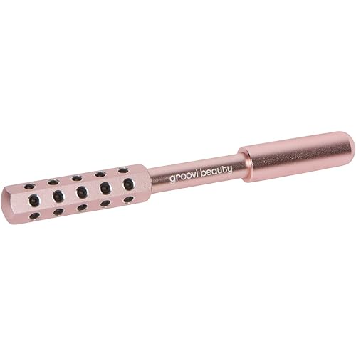 GROOVI BEAUTY Face Roller Massaging Stones Uplift Skin, Promote Lymphatic draining, Reduces fine Lines & Wrinkles, de-Puffs The Skin & Reduces Facial