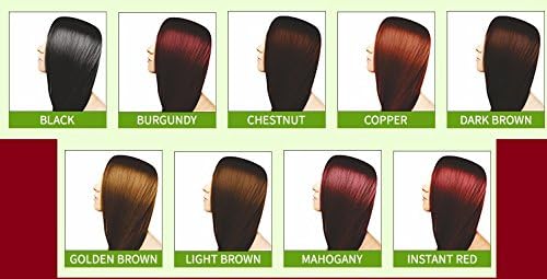 Noorani Henna Based Hair Color and Herbal Powder || Ships from California (1 (6 Pouch x 10g), BROWN HENNA)