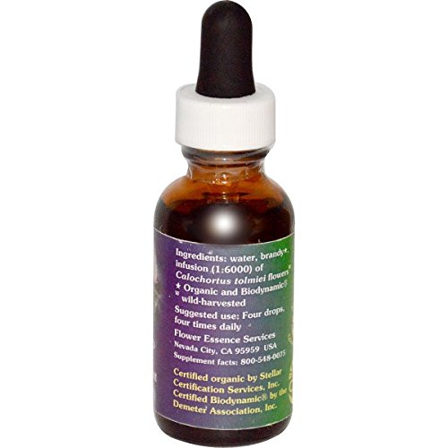 FLOWER ESSENCE SERVICES, Star Tulip Dropper - 1 oz