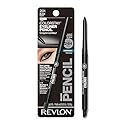 Revlon ColorStay Pencil Waterproof Eyeliner, Smudge-Proof, Eye Makeup with Built-In Sharpener, Stocking Stuffer for Women, 201 Black, 0.01 oz