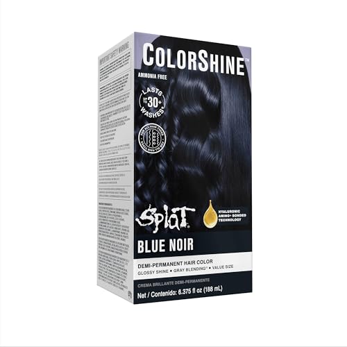 Splat ColorShine Demi-Permanent Hair Color, Blue Noir