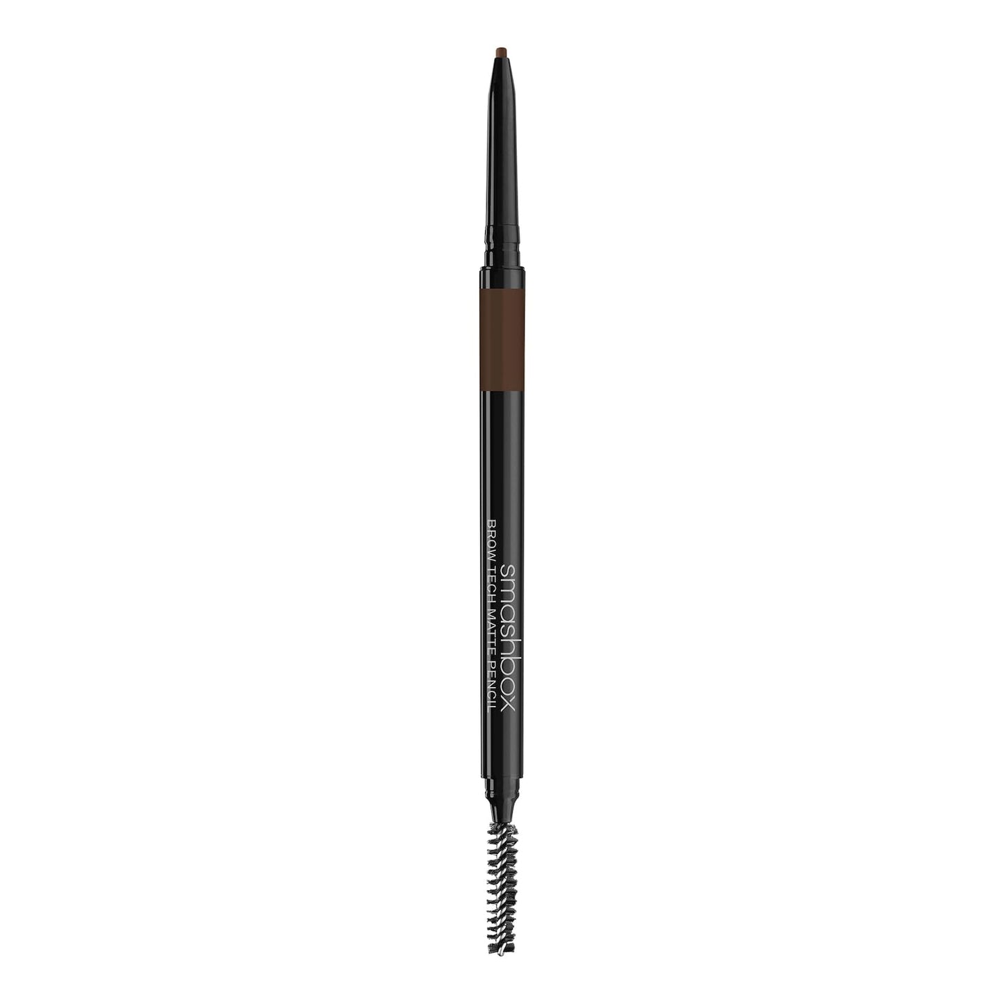 Smashbox Brow Tech Matte Eyebrow Pencil | Waterproof, Smudge Proof + Long Lasting Brow Pencil with Spoolie Brush, Brunette