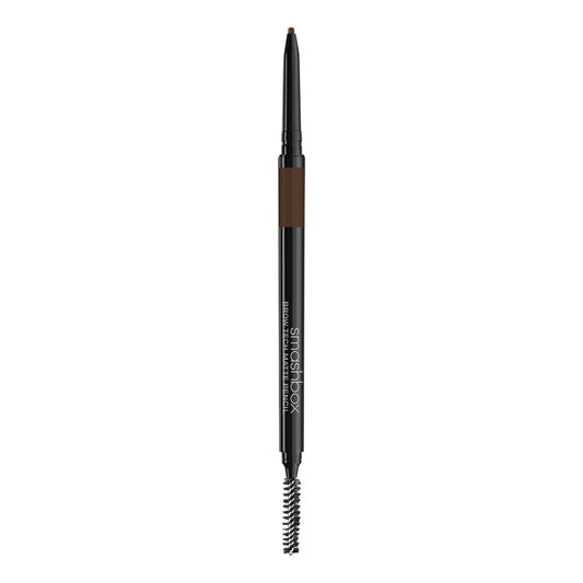 Smashbox Brow Tech Matte Eyebrow Pencil | Waterproof, Smudge Proof + Long Lasting Brow Pencil with Spoolie Brush, Brunette