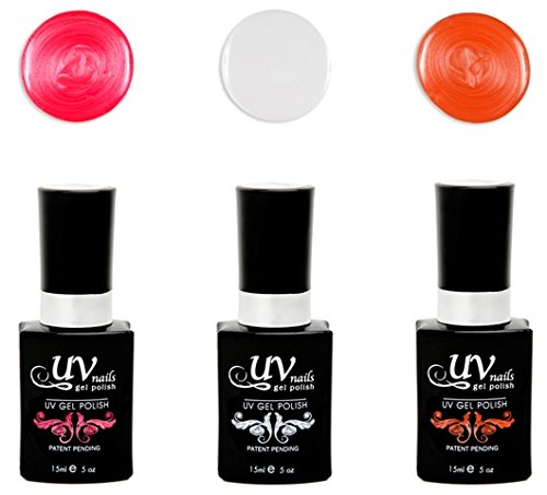 UV-Nails Epona Set of 3 UV or LED gel polish Beauty & Personal Care UV-NAILS