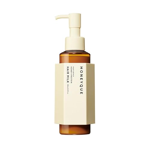 HONEYQUE Night Repair Honey + Protein 2-Way Hair Milk 150mL/5.07 fl. oz | Overnight Leave-In Treatment for Damaged, Frizzy Hair | Manuka Honey