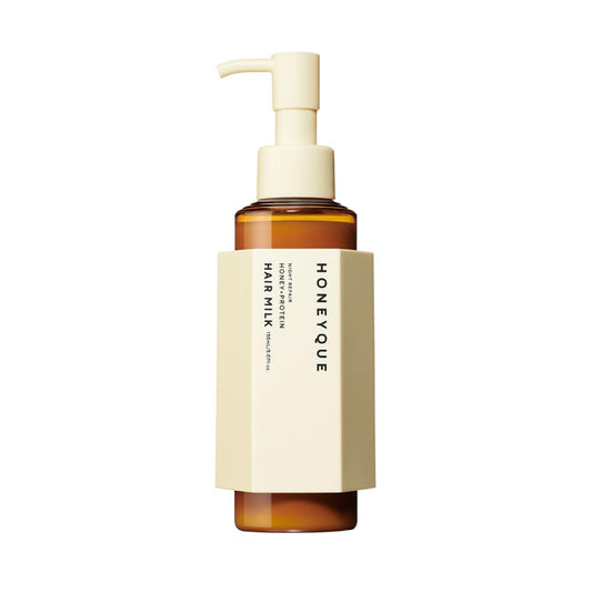 HONEYQUE Night Repair Honey + Protein 2-Way Hair Milk 150mL/5.07 fl. oz | Overnight Leave-In Treatment for Damaged, Frizzy Hair | Manuka Honey Beauty & Personal Care HONEYQUE