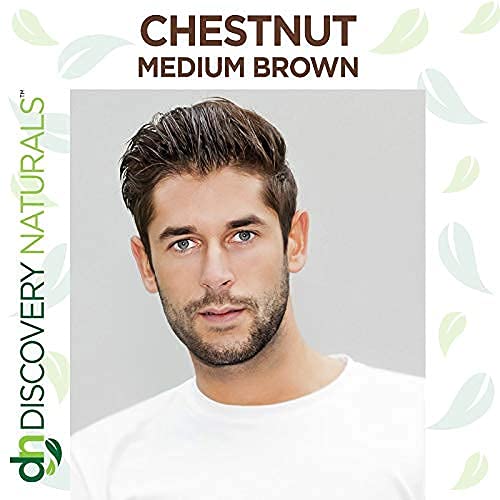 Chestnut Medium Brown Henna Hair Color For All Kit | 100% All Natural Hair Dye & Beard Dye Powder Kit Organic, Herbal & Vegan Chemical & Cruelty Free