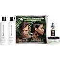 T180 Hair Care Therapy Hair Repair Treatment for Damaged Hair - 4-Piece, 8 oz Kit Treatment Consisting of Vitalizing Shampoo and Conditioner, Hair