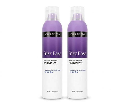John Frieda Frizz Ease Moisture Barrier Firm Hold Hairspray, 12 oz (Pack of 2), Humidity-Resistant Anti-Frizz Finishing Spray with Heat Protection Beauty & Personal Care John Frieda