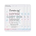 The Crème Shop Cotton Candy Skin Hydrocolloid Acne Patches - Pimple Treatment with Salicylic Acid & Witch Hazel - 3 Sizes, 72 Patches