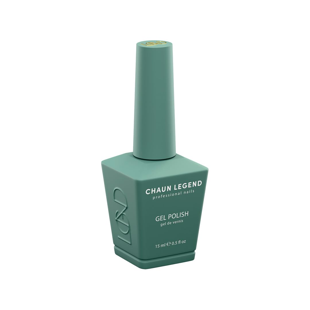 Chaun Legend Gel Nail Polish | What's The Teal LG5171 (muted sage green) | Soak Off UV LED Cure Gel Polish High Gloss 15ml Beauty & Personal Care Chaun Legend Professional Nails