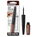 REVLON ColorStay Micro Easy Precision Liquid Eyeliner, Waterproof, Smudgeproof, Longwearing, Stocking Stuffer for Her, 302 What the Fudge, 0.057 fl oz