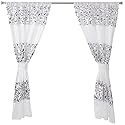 Popular Bath Sinatra White Window Curtain