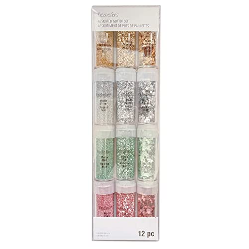 Recollections Matte Metallic Glitter Pack, 6 Packs: 12 ct. (72 Total)