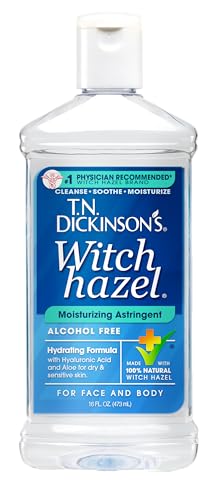 T.N. Dickinson's Witch Hazel Alcohol Free Moisturizing Astringent | 100% Natural Witch Hazel | Calms, Nourishes, Hydrates Skin | for Face & Body | 16 Beauty and Personal Care T.N. Dickinson's Default Title