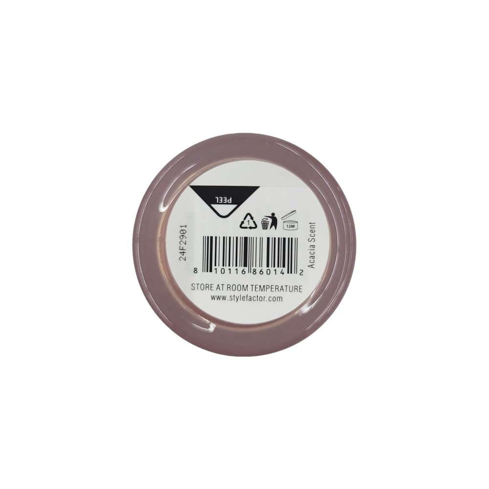 Style Factor EDGEBOOSTER Strong Hold Water-Based Pomade 0.85 Oz Mini Travel Size (0.85 Fl Oz (Pack of 1), Acacia)