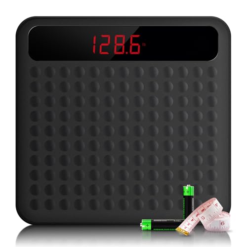 Uten Digital Body Weight Bathroom Scale, High Precision Measurements Scales with Step-On Technology, Large Non Slip Silicone Platform and LCD Digital…
