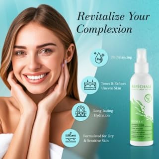 Repechage Hydra 4 Soothing Toner for Sensitive Skin - Hydrating Witch Hazel Spray Gently Tones, Calms & Balances Sensitive Skin Types, Facial Skin