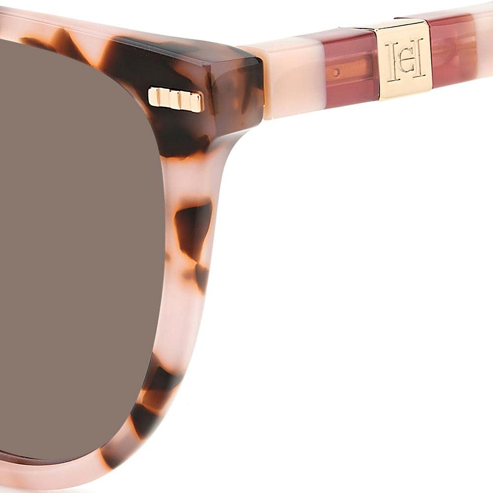 Carolina Herrera Brown Oval Ladies Sunglasses HER 0107/S 00T4/IR 57