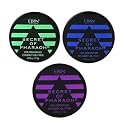 Secret of Pharaoh Holographic Chunky Glitter Emerald Forest and Aquamarine Bundle with Purple Shake by EBIN NEW YORK - Multi-Color Large Flake Craft
