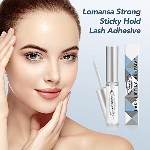Lomansa Lash Lift Glue Adhesive 5pcs, Eyelash Perming Rod Fix Glue for Eyelash Curl(5 PCS)