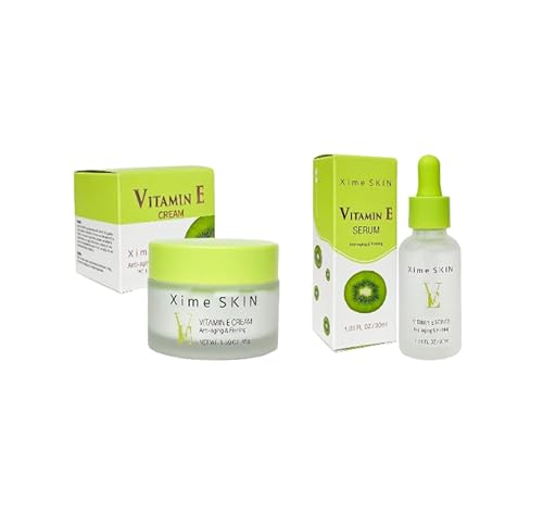 xime skin Vitamin E Face Cream & Vitamin E Face Serum (Duo Pack), 0.8 Ounce (Pack of 2)