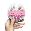 Olive & June Instant Mani Press-On Nails (Glue) | 42 Fake Nails, 21 Sizes | Non-Toxic, Long-Lasting Recycled Materials Realistic Look | Salon-Quality Beauty & Personal Care Olive & June