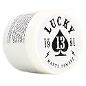 Lucky 13 Barber Supplies Matte Hair Pomade | Water-Based | High Hold | Matte Finish | Tobacco Vanilla Scent, 4oz