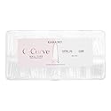 Kiara sky Nail Tips | C Curve Coffin Clear | 500 pieces | XXL Length | 10 Sizes