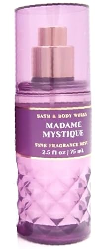 Bath and Body Works Travel Size Fine Fragrance Mist - Classic and Seasonal Scents - 2.5 fl oz each (Madame Mystique) (Madame Mystique)