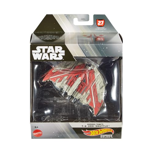 Hot Wheels Star Wars Starships Select #27 Ahsoka Tano's T-6 Jedi Shuttle