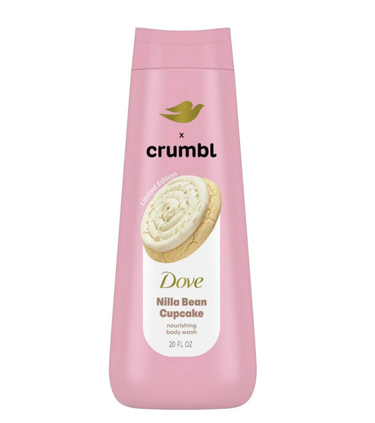 Dove x Crumbl Moisturizing Liquid Body Wash | Nilla Bean Cupcake | 20oz Wash Beauty & Personal Care Dove