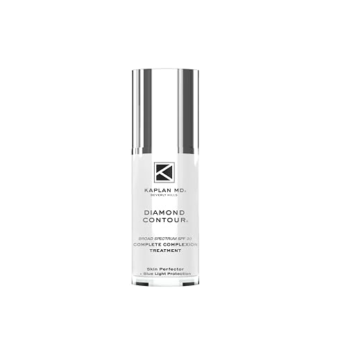 KAPLAN MD Diamond Contour Broad Spectrum SPF 30 - Complete Complexion Treatment, Hydrating Sheer Coverage, UVA/UVB & Blue Light Protection