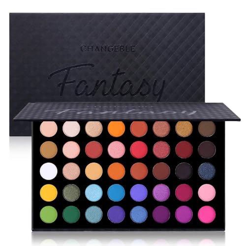 UCANBE Highly Pigmented Eye Makeup Palette, Matte Shimmer Metallic Eyeshadow Pallet Long Lasting Blendable Natural Colors Make Up Eye Shadows Beauty and Personal Care UCANBE Default Title