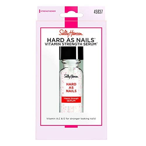 Sally Hansen Nail Treatment Hard As Nails® Vitamin Strength Serum™ | Moisturizing Nail Strengthener | Enriched with Vitamins A, C & E | Nourishes