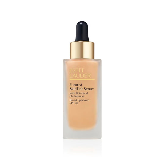 Estée Lauder Futurist Skin Tint Serum Foundation SPF 20 with Glycerin | Light Coverage, 1.0 Fl Oz, 1W1 Bone